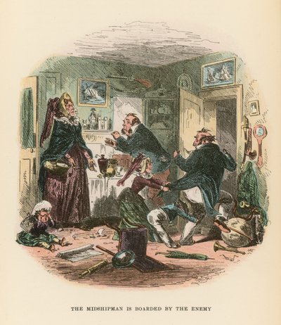 Illustration for Dombey and Son by Hablot Knight Browne